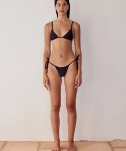 TheManola The (Un)tie Me Triangle Top Black Clothing