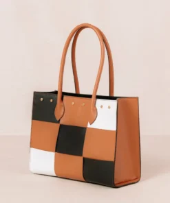 ALOHAS Accessories The W Scacchi Black Tan Bright White