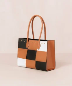 ALOHAS Accessories The W Scacchi Black Tan Bright White