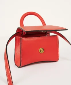 ALOHAS The X Pomelo Orange Leather Mini Bag