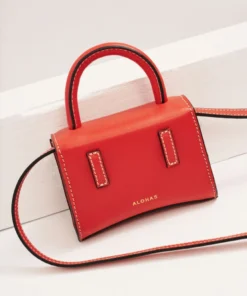 ALOHAS The X Pomelo Orange Leather Mini Bag