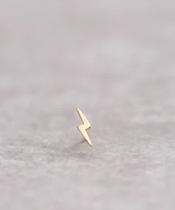 ALOHAS Thunderbolt Earrings Gold