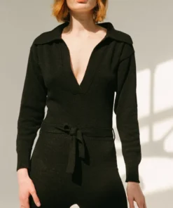 ALOHAS Timeline Jumpsuit Black