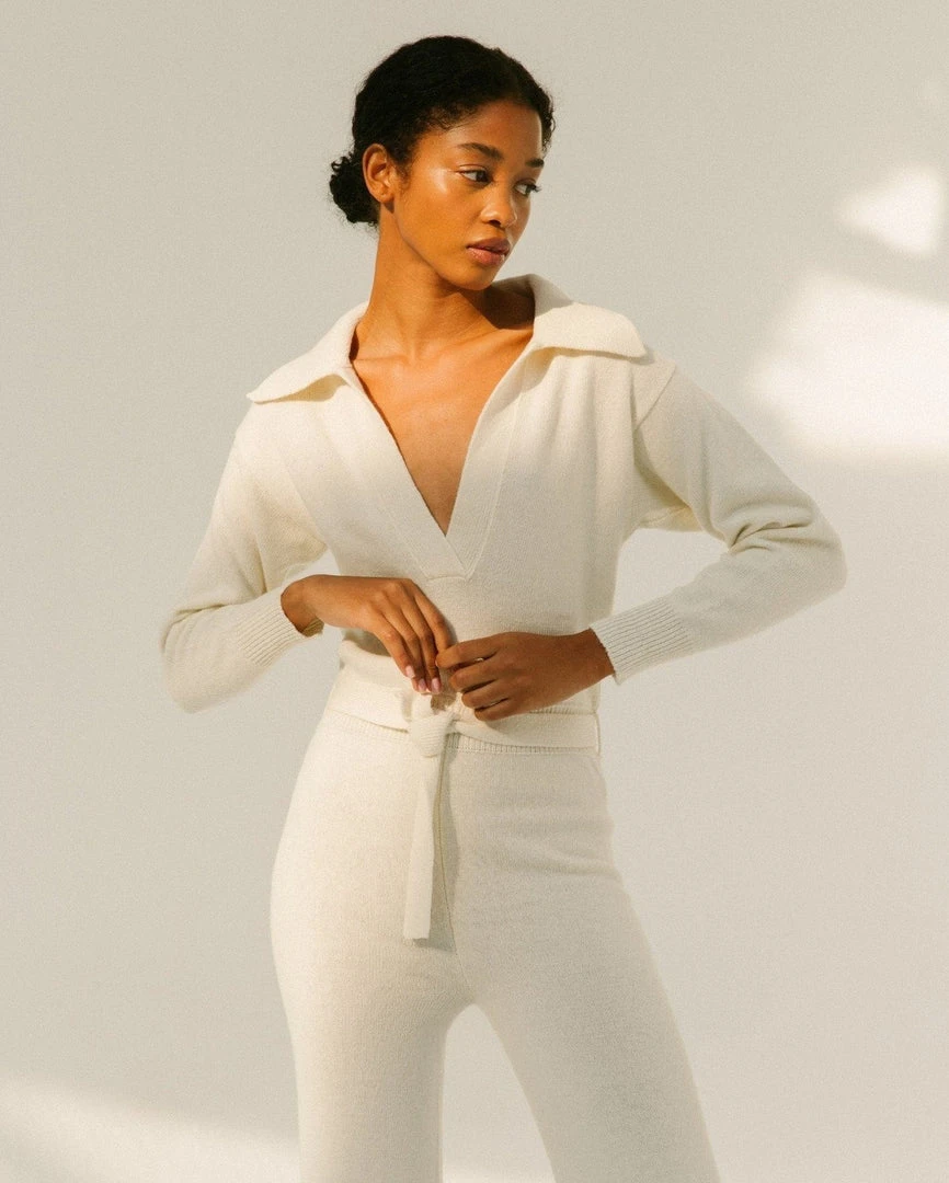 ALOHAS Timeline Jumpsuit Ivory 6 ALOHAS Timeline Jumpsuit Ivory