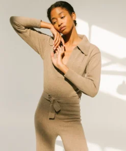 ALOHAS Timeline Jumpsuit Nutmeg Jumpsuits