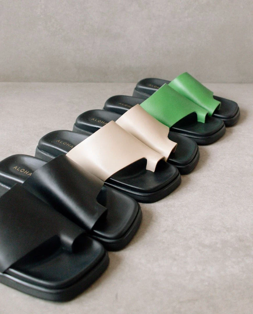 ALOHAS Toe Ring Flop Evergreen 12 ALOHAS Toe Ring Flop Evergreen