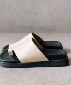 ALOHAS Toe Ring Flop Stone Beige Shoes