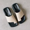 ALOHAS Toe Ring Flop Stone Beige Shoes