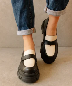 ALOHAS Trailblazer Bicolor Black Ivory Shoes