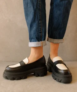 ALOHAS Trailblazer Bicolor Black Ivory Shoes