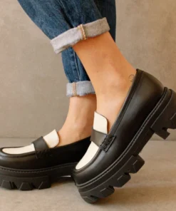 ALOHAS Trailblazer Bicolor Black Ivory Shoes