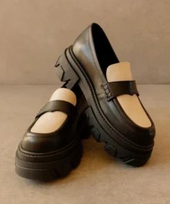 ALOHAS Trailblazer Bicolor Black Ivory Shoes