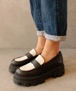 ALOHAS Trailblazer Bicolor Black Ivory Shoes