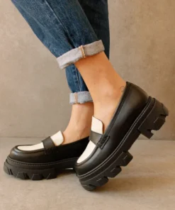 ALOHAS Trailblazer Bicolor Black Ivory Shoes