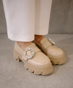 ALOHAS Shoes Trailblazer Crystal Stone Beige