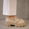 ALOHAS Shoes Trailblazer Crystal Stone Beige