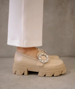 ALOHAS Shoes Trailblazer Crystal Stone Beige