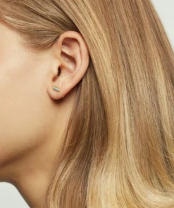 ALOHAS Triplet Earrings Turquoise Blue