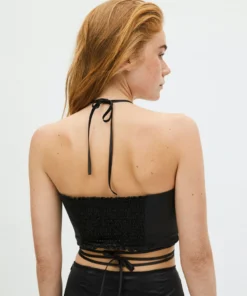 ALOHAS Twirl Top Black Clothing