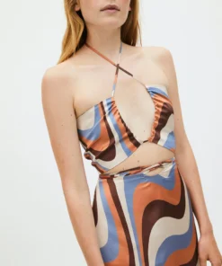 ALOHAS Clothing Twirl Top Kaleidoscope Blue