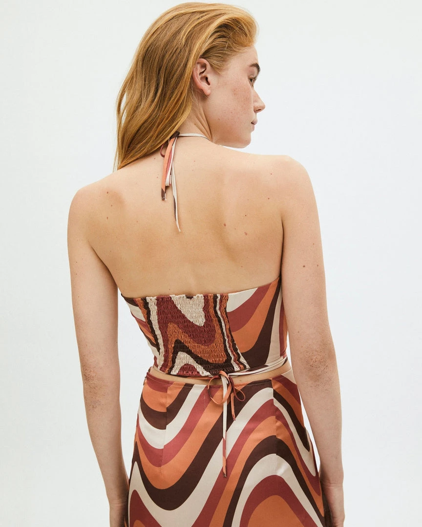 ALOHAS Twirl Top Kaleidoscope Red Clothing 2 ALOHAS Twirl Top Kaleidoscope Red Clothing