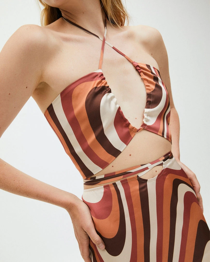 ALOHAS Twirl Top Kaleidoscope Red Clothing 4 ALOHAS Twirl Top Kaleidoscope Red Clothing