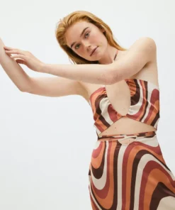 ALOHAS Twirl Top Kaleidoscope Red Clothing 13 ALOHAS Twirl Top Kaleidoscope Red Clothing