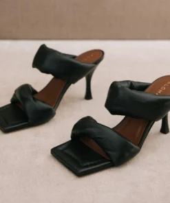 ALOHAS Shoes Twist Strap Black