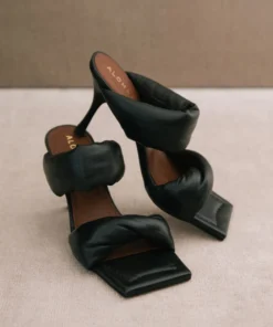 ALOHAS Shoes Twist Strap Black