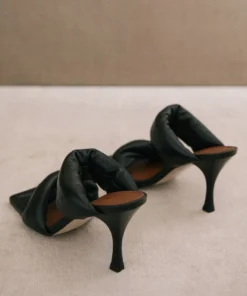 ALOHAS Shoes Twist Strap Black