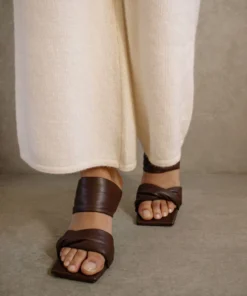 ALOHAS Twist Strap Coffee Brown