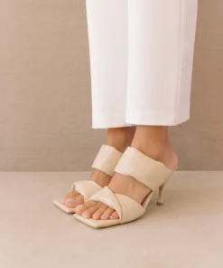 ALOHAS Shoes Twist Strap Corn Ivory