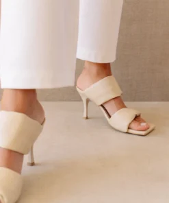 ALOHAS Shoes Twist Strap Corn Ivory