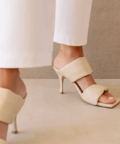 ALOHAS Shoes Twist Strap Corn Ivory