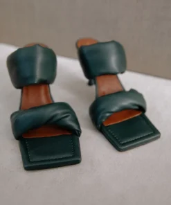 ALOHAS Shoes Twist Strap Green