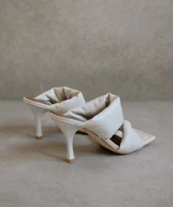 ALOHAS Shoes Twist Strap Off White
