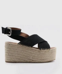 ALOHAS Vegas Linen Black Shoes