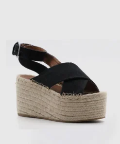 ALOHAS Vegas Linen Black Shoes