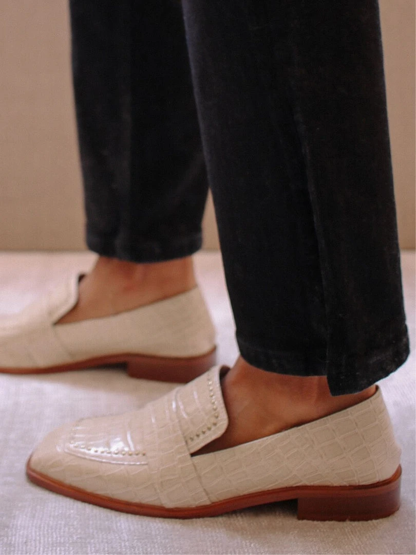 ALOHAS Wanning Moon Beige Croco 5 ALOHAS Wanning Moon Beige Croco