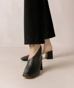 Svegan Watercolor Black Tahini Beige Shoes