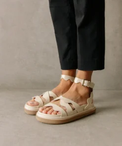 ALOHAS Wavy Ivory Sandals Shoes 15 ALOHAS Wavy Ivory Sandals Shoes