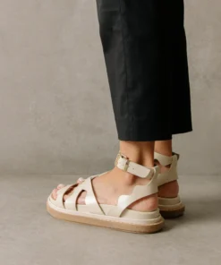 ALOHAS Wavy Ivory Sandals Shoes 16 ALOHAS Wavy Ivory Sandals Shoes