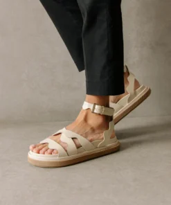 ALOHAS Wavy Ivory Sandals Shoes 14 ALOHAS Wavy Ivory Sandals Shoes