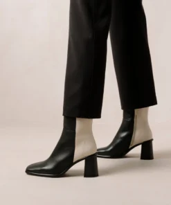 ALOHAS West Black Cream Shoes