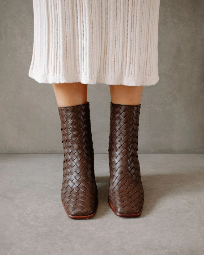 ALOHAS West Braided Coffee Brown Shoes 10 ALOHAS West Braided Coffee Brown Shoes