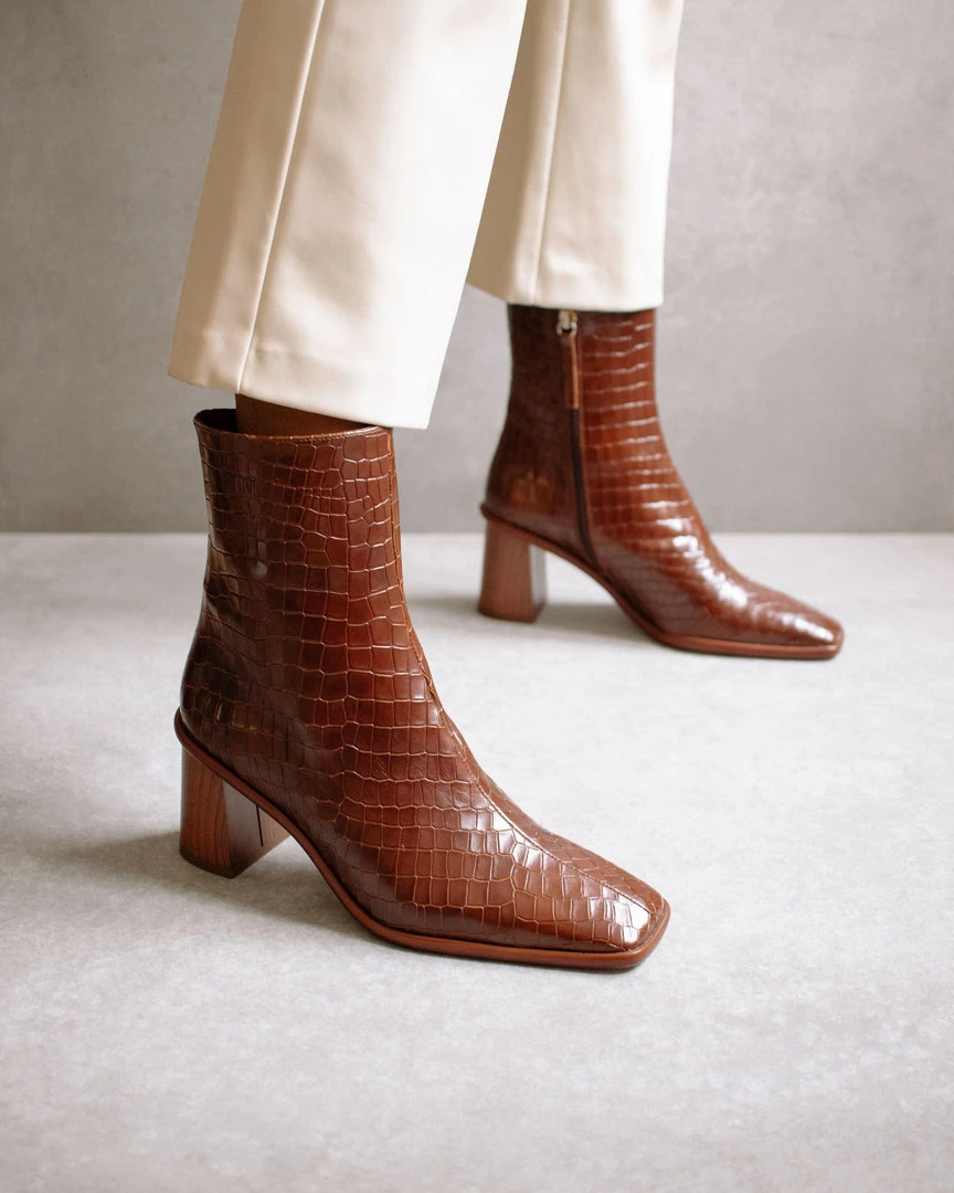 ALOHAS West Cape Croco Brown 2 ALOHAS West Cape Croco Brown