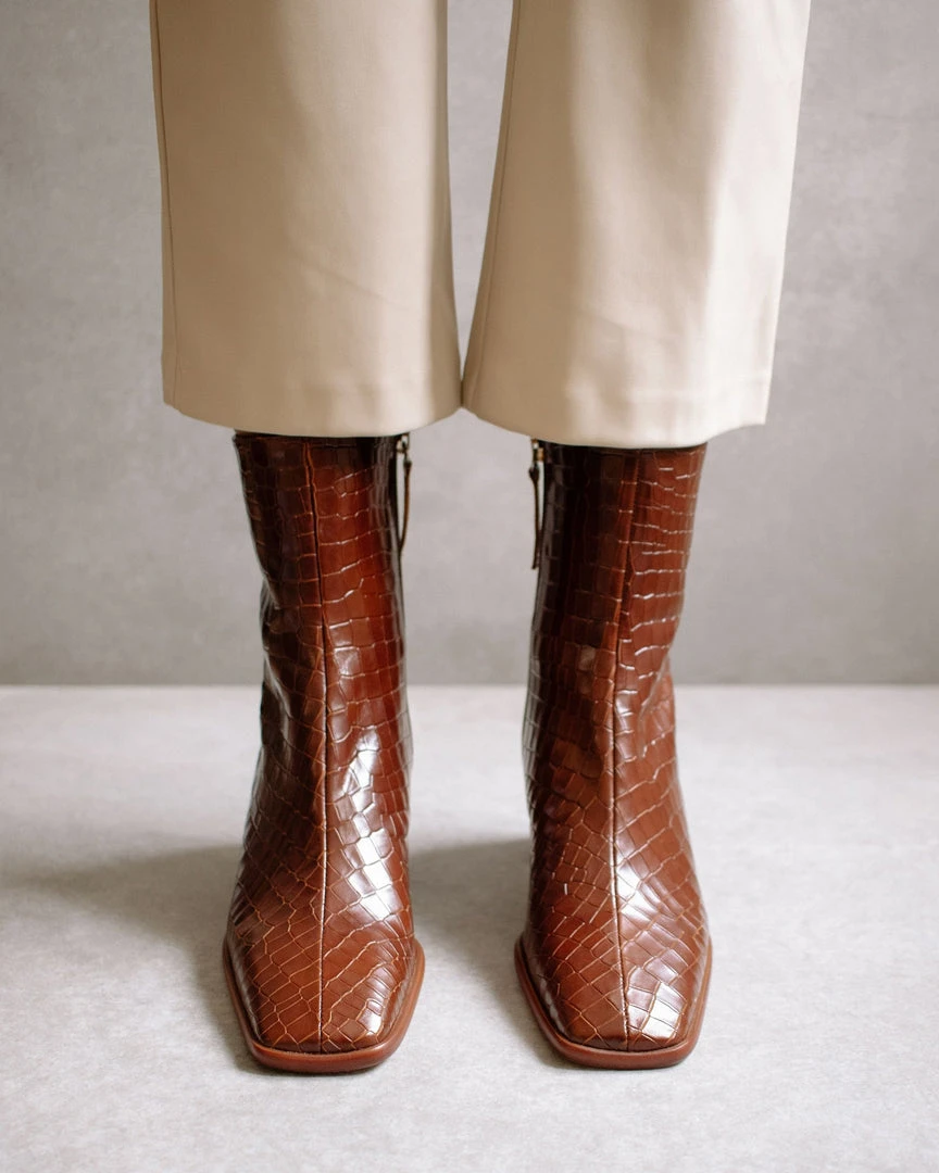 ALOHAS West Cape Croco Brown 5 ALOHAS West Cape Croco Brown