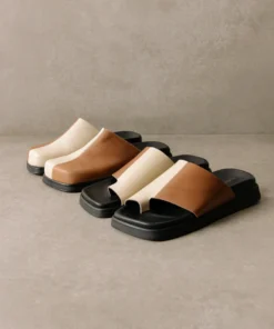 ALOHAS Shoes Whiz Bicolor Camel Ivory