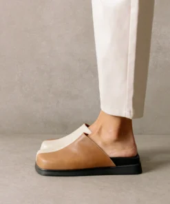 ALOHAS Shoes Whiz Bicolor Camel Ivory