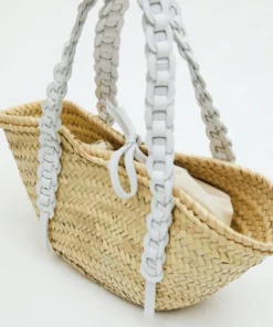ALOHAS Accessories Woven Basket Bright White